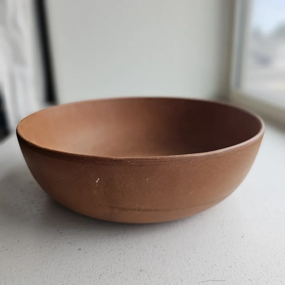 1960s 1970s Lot Of 3 Ellingers Vintage Agatized Wood Serving Bowl #100 9-1/4